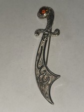 Spilla Art Nouveau in argento