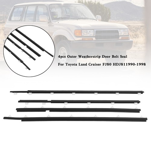 4pcs outer weatherstrip door - outer,