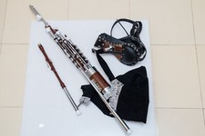 Uilleann Pipes Set Completo in Palissandro con 3 Chiavi Chanter