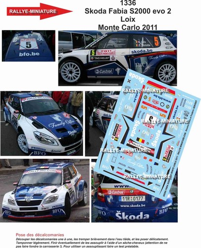 Decals ref 1336 - decals, skoda