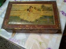 SCATOLA TALMONE TORINO - ILLUSTRATORE ALEARDO TERZI -PRIMO 900 -SIGLATA-30X20 CM