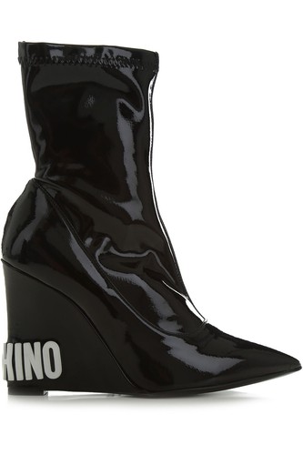 Moschino stivale logo ankle - stivale,