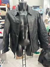 Gianfranco Ferrè Giacca In Pelle Uomo Man TgXL Nero LLV766