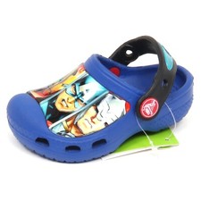 E7014 sandalo bimbo CROCS blue rubber sandal shoe kid