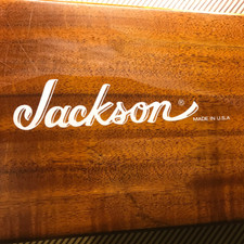 3 pezzi JACKSON bianco decalcomania waterlide transfer chitarra testa paletta logo adesivo