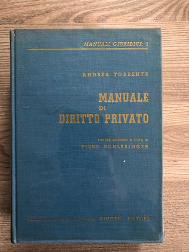 Manuale diritto privato - diritto,