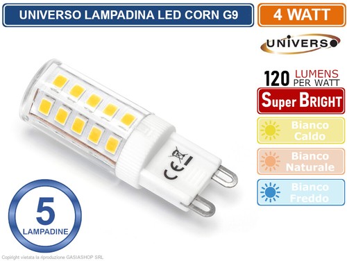 Lampadine led spotlight - led, g9