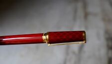 Penna Stilo S.T.DUPONT Montparnasse XL Laccato Di Cina Rosso - Finitura Alveoli
