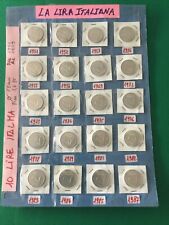 lotto monete italiane 10 Lire