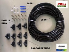 STOCKER NEBULIZZATORE ANTIZANZARA KIT TUBO PROLUNGA 25 MT CON NEBULIZZATORI 4211