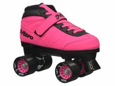 Epic Nitro Turbo Pink Indoor Outdoor Quad Roller Speed Skates