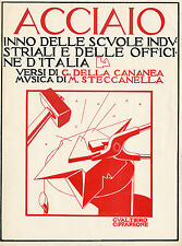 FUTURISMO AUTARCHIA ACCIAIO