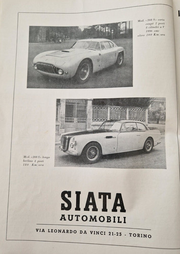 Auto siata torino advert - ,