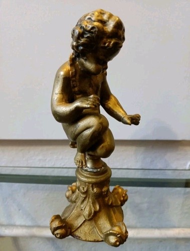 Splendida scultura putto su - di,