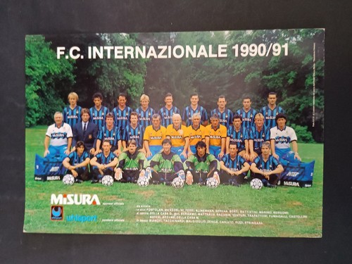 Cartolina squadra inter - cartolina,