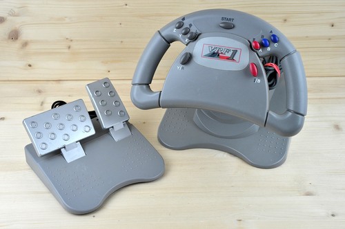 Ps1 volante racing steering - volante,