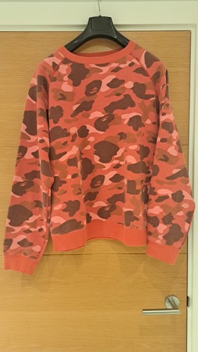 Felpa mimetica rossa - , vintage