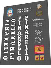 Set decalcomanie cornice Pinarello Treviso bianco/nero con Columbus GPX