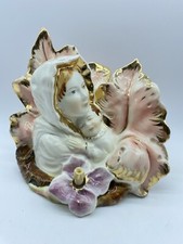 Scultura Ceramica Madonna Con