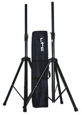 Ibiza Sound Coppia di supporti altoparlanti resistenti 35 mm inc borsa da trasporto DJ Disco PA