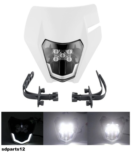 Mascherina faro led bianco - mascherina,