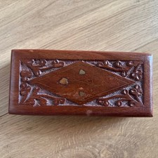 Scatola etnica in legno