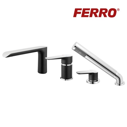 Rubinetto bordo vasca ferro - ferro, 4