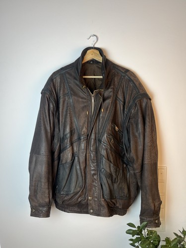 Zee giacca pelle vintage 2 - zee,