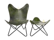 Originale pelle Verde Farfalla