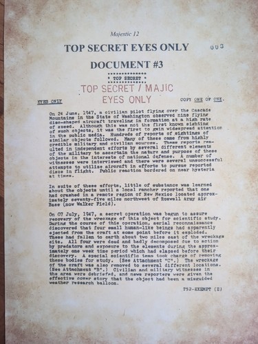 Roswell ufo crash majestic - roswell,