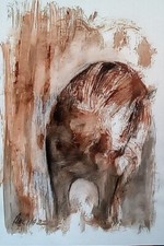 Quadro "Cavallo" carta 42 x 30