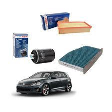 KIT TAGLIANDO 3 FILTRI BOSCH PER VOLKSWAGEN GOLF VI GTI