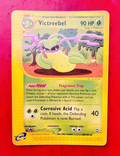 Lotto carte pokemon victreebel - lotto,