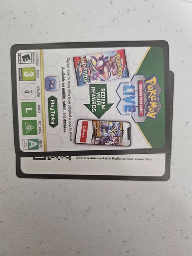 Pokemon card astral radiance - card,