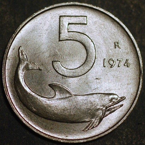 Italy lire 1974 92 - 1974, km# 92
