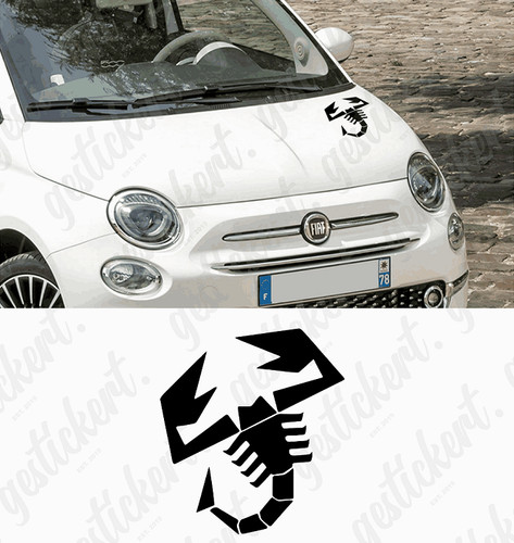 Adesivo abarth scorpione - adesivo,