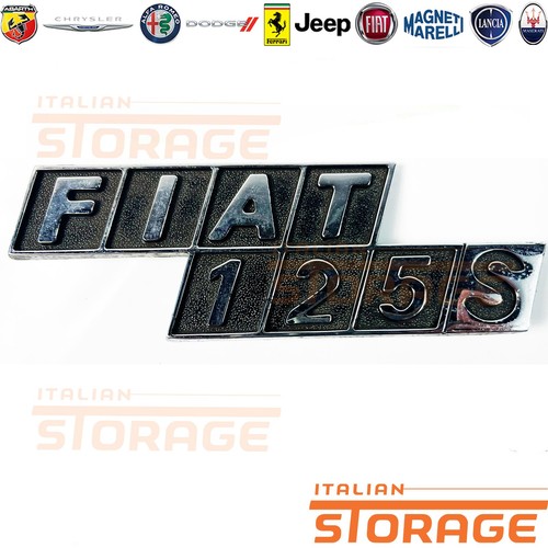 Fiat 125 targhetta logo - s,