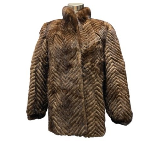 Cappotto lungo saga visone - cappotto,