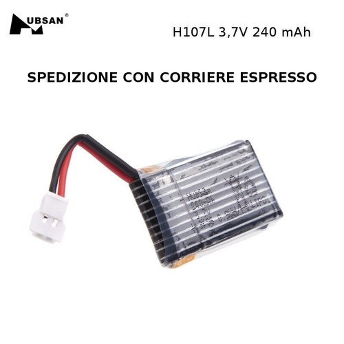 Hubsan batteria po - batteria, li-po