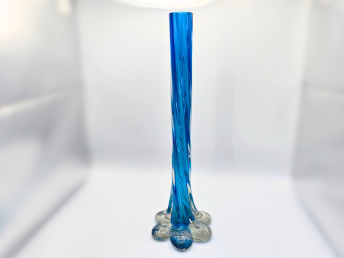 Vaso vintage vetro - vintage, blu
