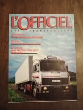 Revista L'officiel Des Transporteurs 1988 Camión Iveco Turbostar 