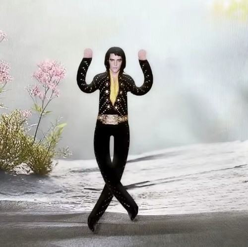 Peluche elvis presley 28cm - peluche,