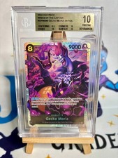 One Piece gecko moria BGS 10 pristine wings of the captain  #86 op06 bandai holo