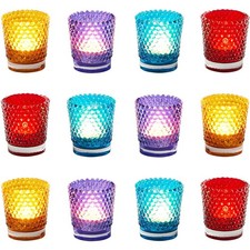 Set Di 12 Vasi Per Tealight Decorativi Per Davanzale Alian