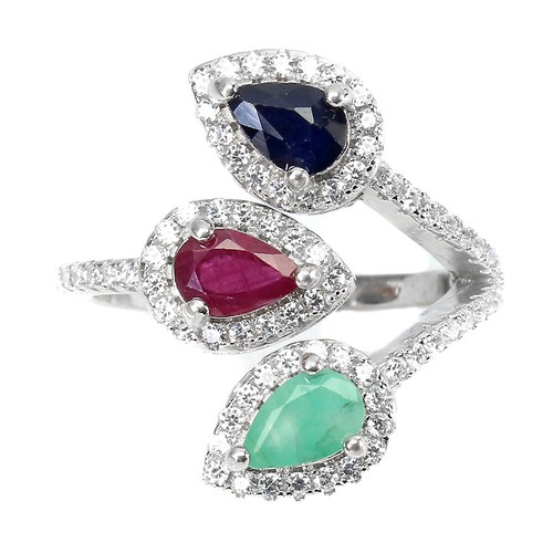 925 anello argento sterling - 925,