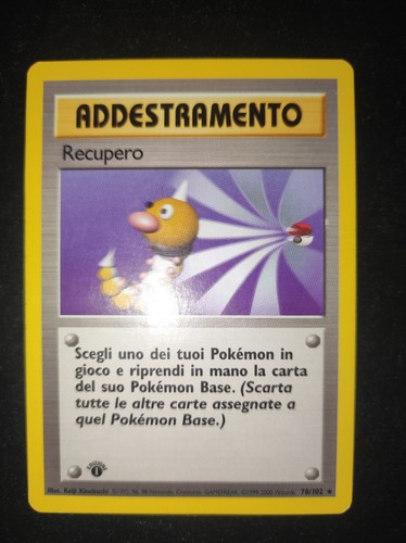 Carta pokemon addestramento - pokemon,