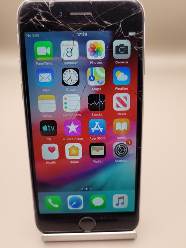 Apple iphone 128gb silver - 6,