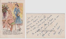 Illustratori: Jan Paris  Procace bionda mostra giarrettiere - l'amica ..