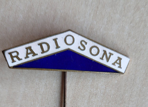 Vintage enamel radio sona - enamel,