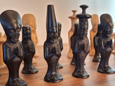 Scacchi africani in legno